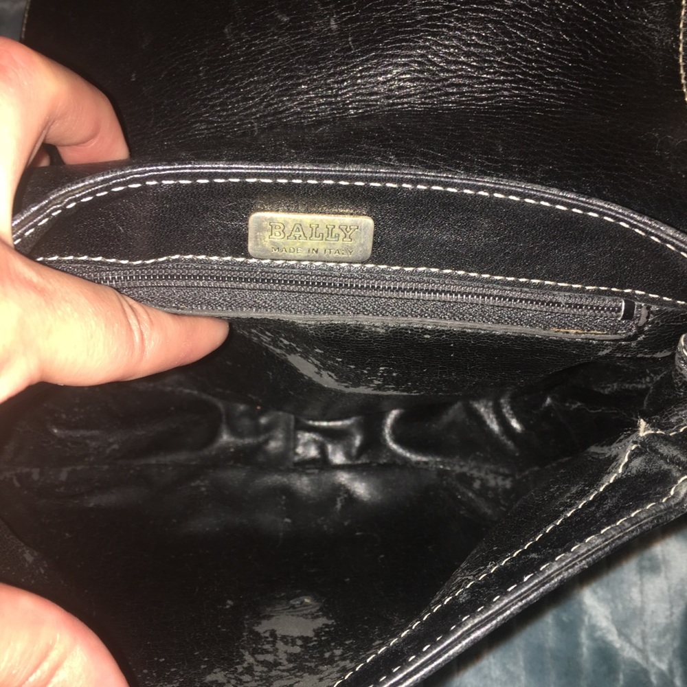 {Bally} Rare vtg Italian leather purse - Picture 5 of 6